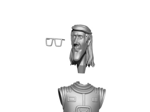 Professor Seleznev for 3D printing STL Modelo de impresión 3D