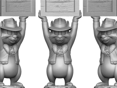 Chip from the video game Dandy for 3D printing STL 3D Print Model