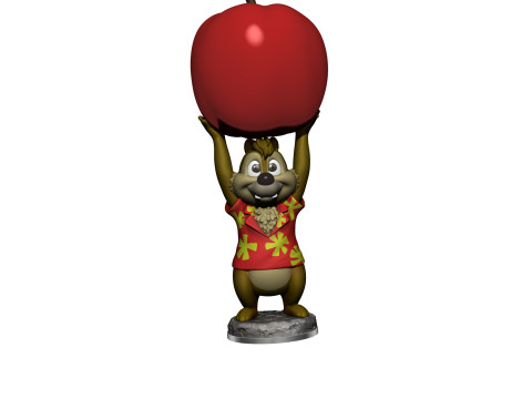 Dale from the video game Dandy for 3D printing STL 3D-printmodel