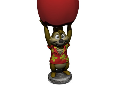 Dale from the video game Dandy for 3D printing STL 3D-printmodel