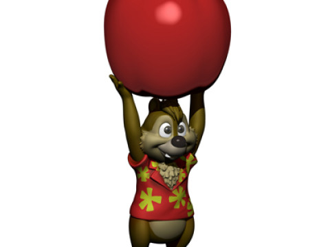 Dale from the video game Dandy for 3D printing STL 3D-printmodel