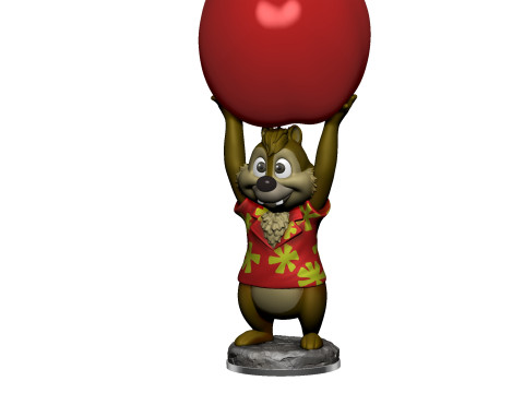 Dale from the video game Dandy for 3D printing STL 3D-printmodel