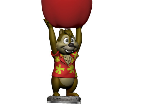 Dale from the video game Dandy for 3D printing STL 3D-printmodel