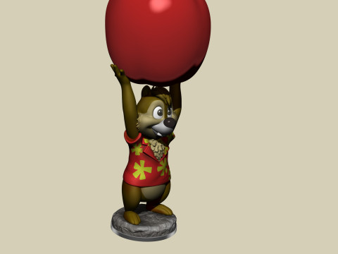 Dale from the video game Dandy for 3D printing STL 3D-printmodel