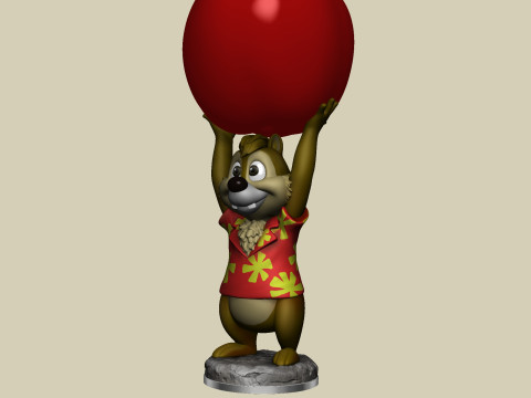Dale from the video game Dandy for 3D printing STL 3D-printmodel