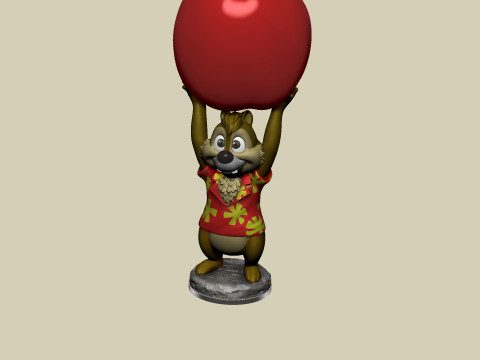 Dale from the video game Dandy for 3D printing STL 3D-printmodel