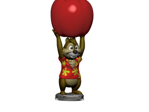 Dale from the video game Dandy for 3D printing STL 3D-printmodel