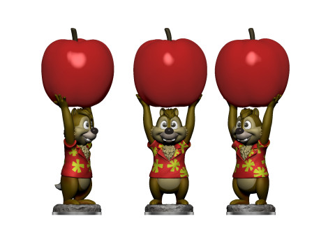 Dale from the video game Dandy for 3D printing STL 3D-printmodel