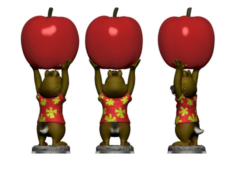 Dale from the video game Dandy for 3D printing STL 3D-printmodel
