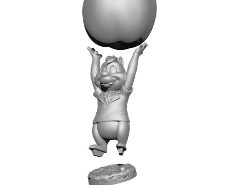 Dale from the video game Dandy for 3D printing STL 3D-printmodel