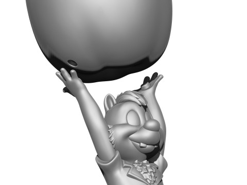 Dale from the video game Dandy for 3D printing STL 3D-printmodel