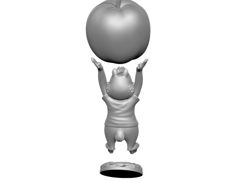 Dale from the video game Dandy for 3D printing STL 3D-printmodel
