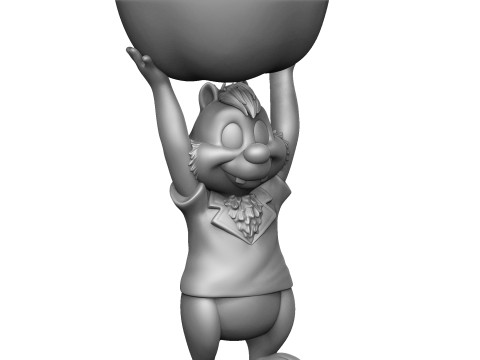 Dale from the video game Dandy for 3D printing STL 3D-printmodel