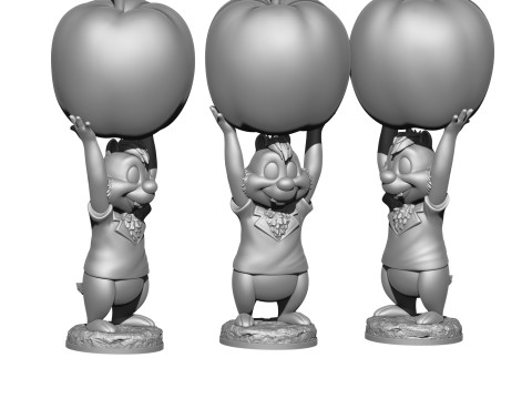 Dale from the video game Dandy for 3D printing STL 3D-printmodel