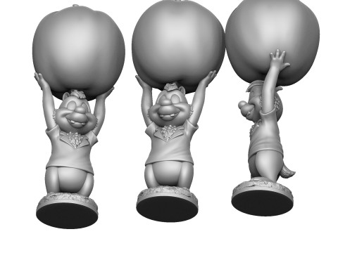 Dale from the video game Dandy for 3D printing STL 3D-printmodel