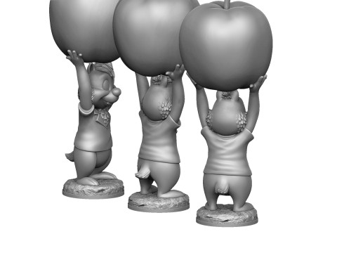 Dale from the video game Dandy for 3D printing STL 3D-printmodel