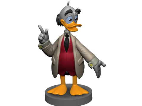 Ludwig Von Drake para impress&atilde;o 3D STL Modelo de Impressão 3D