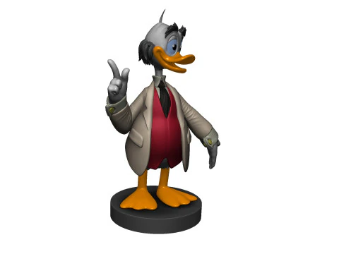 Ludwig Von Drake para impress&atilde;o 3D STL Modelo de Impressão 3D