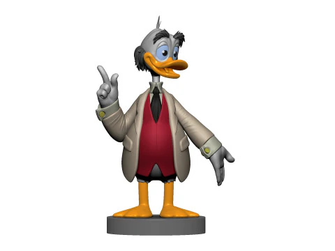Ludwig Von Drake para impress&atilde;o 3D STL Modelo de Impressão 3D