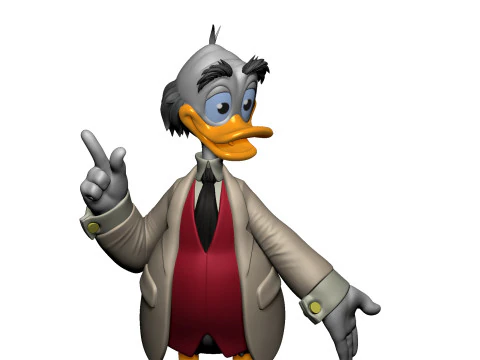 Ludwig Von Drake para impress&atilde;o 3D STL Modelo de Impressão 3D