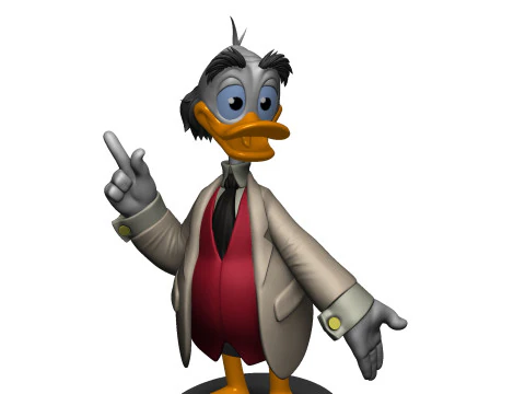 Ludwig Von Drake para impress&atilde;o 3D STL Modelo de Impressão 3D