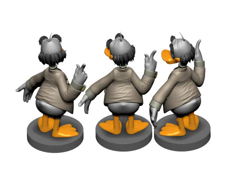 Ludwig Von Drake para impress&atilde;o 3D STL Modelo de Impressão 3D