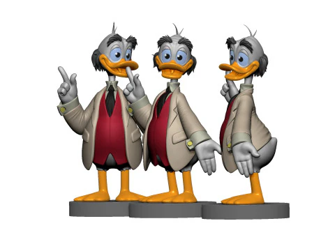 Ludwig Von Drake para impress&atilde;o 3D STL Modelo de Impressão 3D