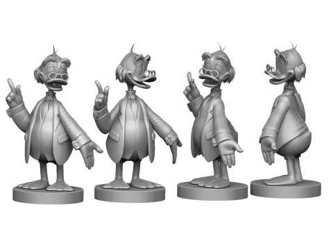 Ludwig Von Drake para impress&atilde;o 3D STL Modelo de Impressão 3D