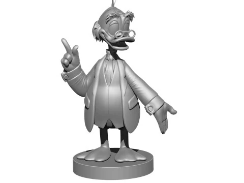 Ludwig Von Drake para impress&atilde;o 3D STL Modelo de Impressão 3D