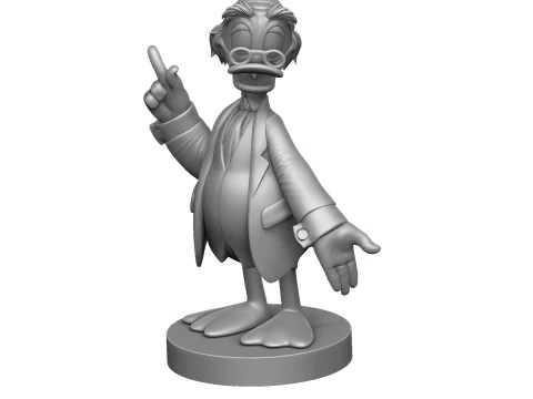 Ludwig Von Drake para impress&atilde;o 3D STL Modelo de Impressão 3D