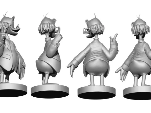 Ludwig Von Drake para impress&atilde;o 3D STL Modelo de Impressão 3D