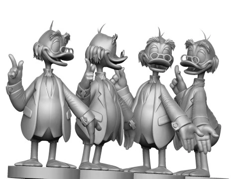 Ludwig Von Drake para impress&atilde;o 3D STL Modelo de Impressão 3D