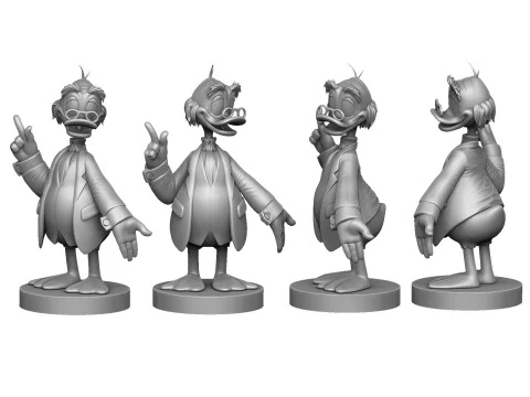 Ludwig Von Drake para impress&atilde;o 3D STL Modelo de Impressão 3D