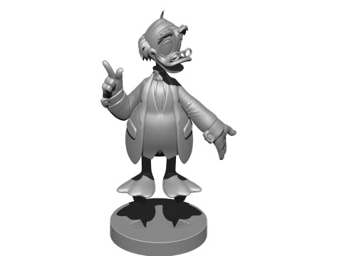 Ludwig Von Drake para impress&atilde;o 3D STL Modelo de Impressão 3D