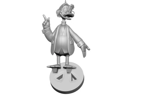 Ludwig Von Drake para impress&atilde;o 3D STL Modelo de Impressão 3D