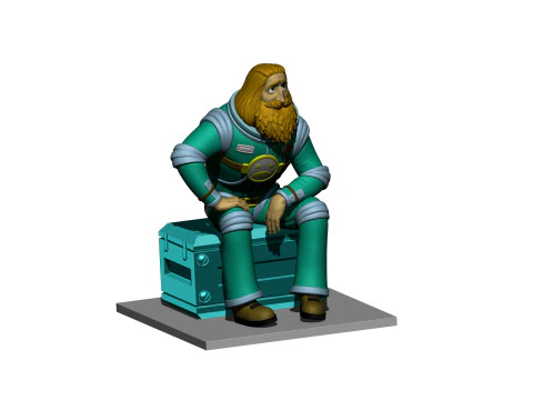 Mechanic Zelonyy for 3D printing STL 3D Print Model