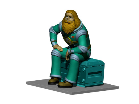 Mechanic Zelonyy for 3D printing STL 3D Print Model