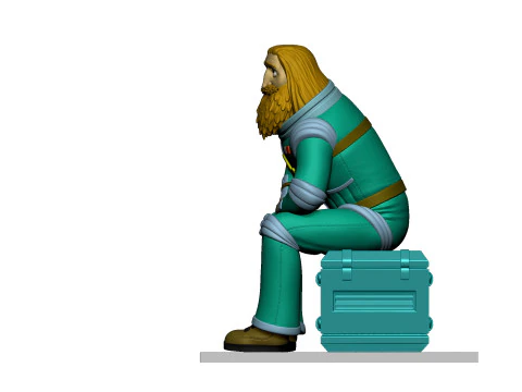 Mechanic Zelonyy for 3D printing STL 3D Print Model