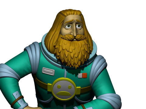 Mechanic Zelonyy for 3D printing STL 3D Print Model