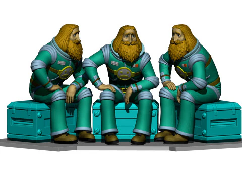 Mechanic Zelonyy for 3D printing STL 3D Print Model
