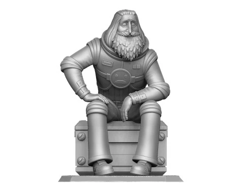 Mechanic Zelonyy for 3D printing STL 3D Print Model