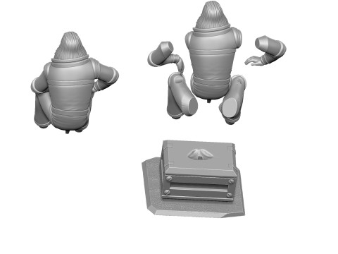 Mechanic Zelonyy for 3D printing STL 3D 打印模型