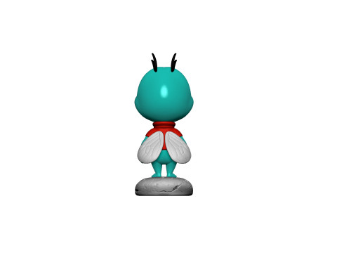 Fly Zipper from Chip n Dale Rescue Rangers 3 character options for 3D printing STL Modelo de impresión 3D