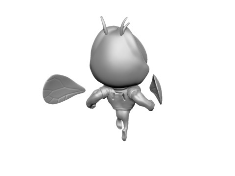 Fly Zipper from Chip n Dale Rescue Rangers 3 character options for 3D printing STL Modelo de impresión 3D