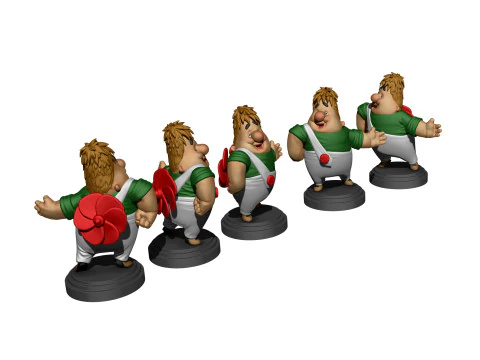 Carlson who lives on the roof For 3D printing STL 3D Print Model