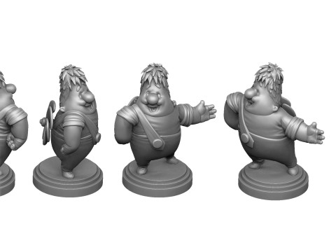 Carlson who lives on the roof For 3D printing STL Modèles 3D en vedette