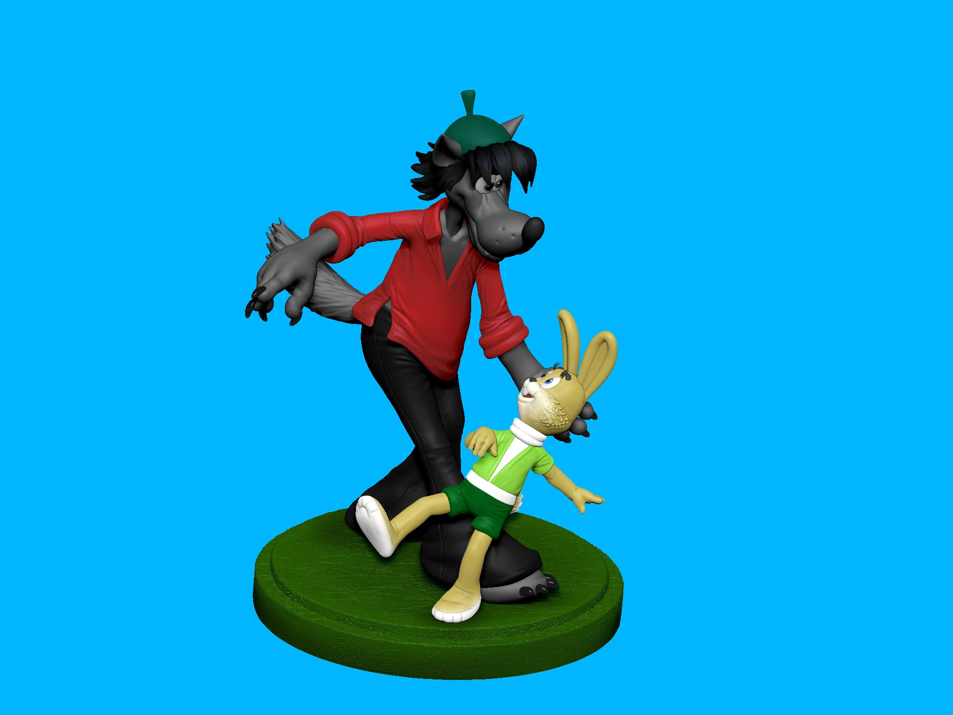 Nu pogodi for 3D printing STL 3D Print Model .c4d .max .obj .3ds .fbx .stl .blend 