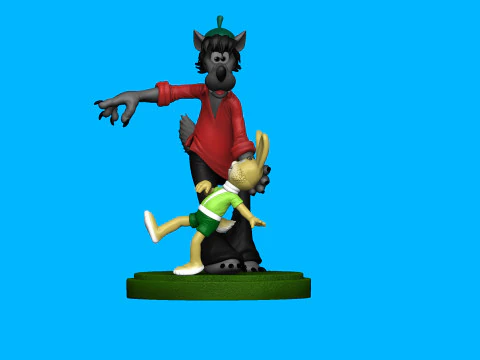 Nu pogodi for 3D printing STL 3D Print Model