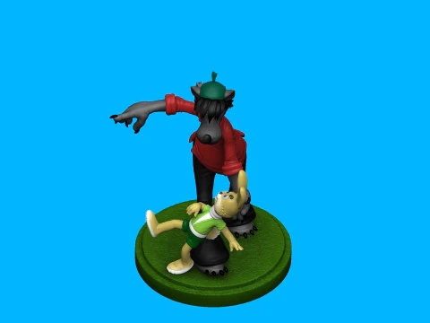 Nu pogodi for 3D printing STL 3D Print Model