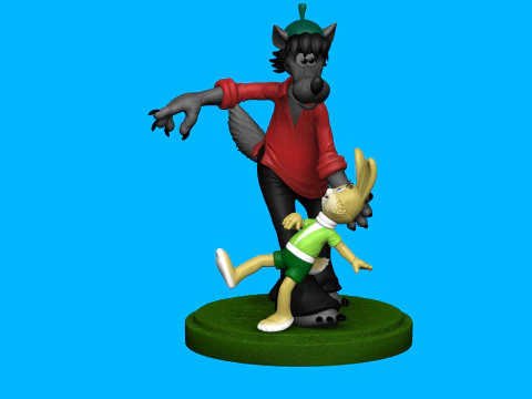 Nu pogodi for 3D printing STL 3D Print Model